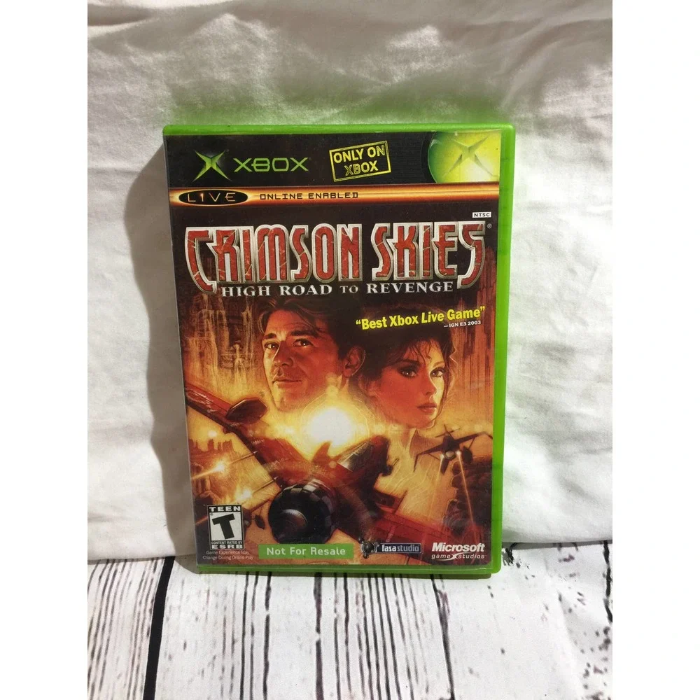 Crimson Skies: High Road to Revenge Microsoft Xbox Manual Included CIB